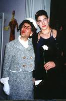 Mrs. Luce with, uh, who is this guy anyway? (It was halloween, anyway.)